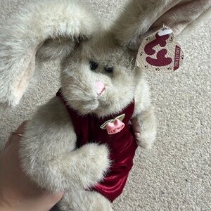 TY Attic Treasures Sidney Bunny Plush with Tag 9”